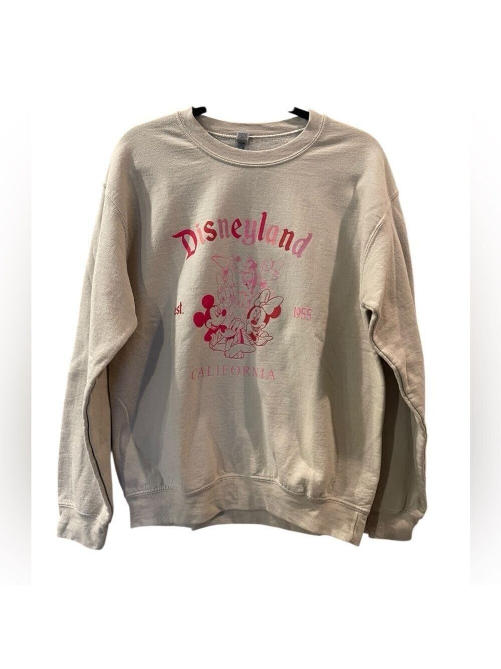 Disneyland est 1955 California Women’s Pullover Sweatshirt Crewneck Size: Medium